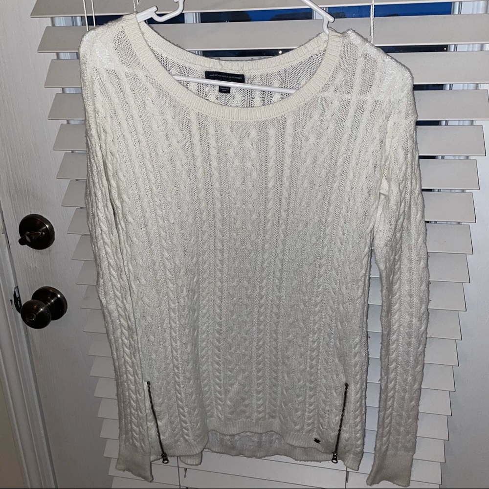 American Eagle Zip Sweater